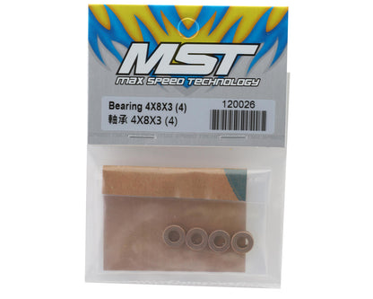 MST 4x8x3mm Brass Bushings (4)
