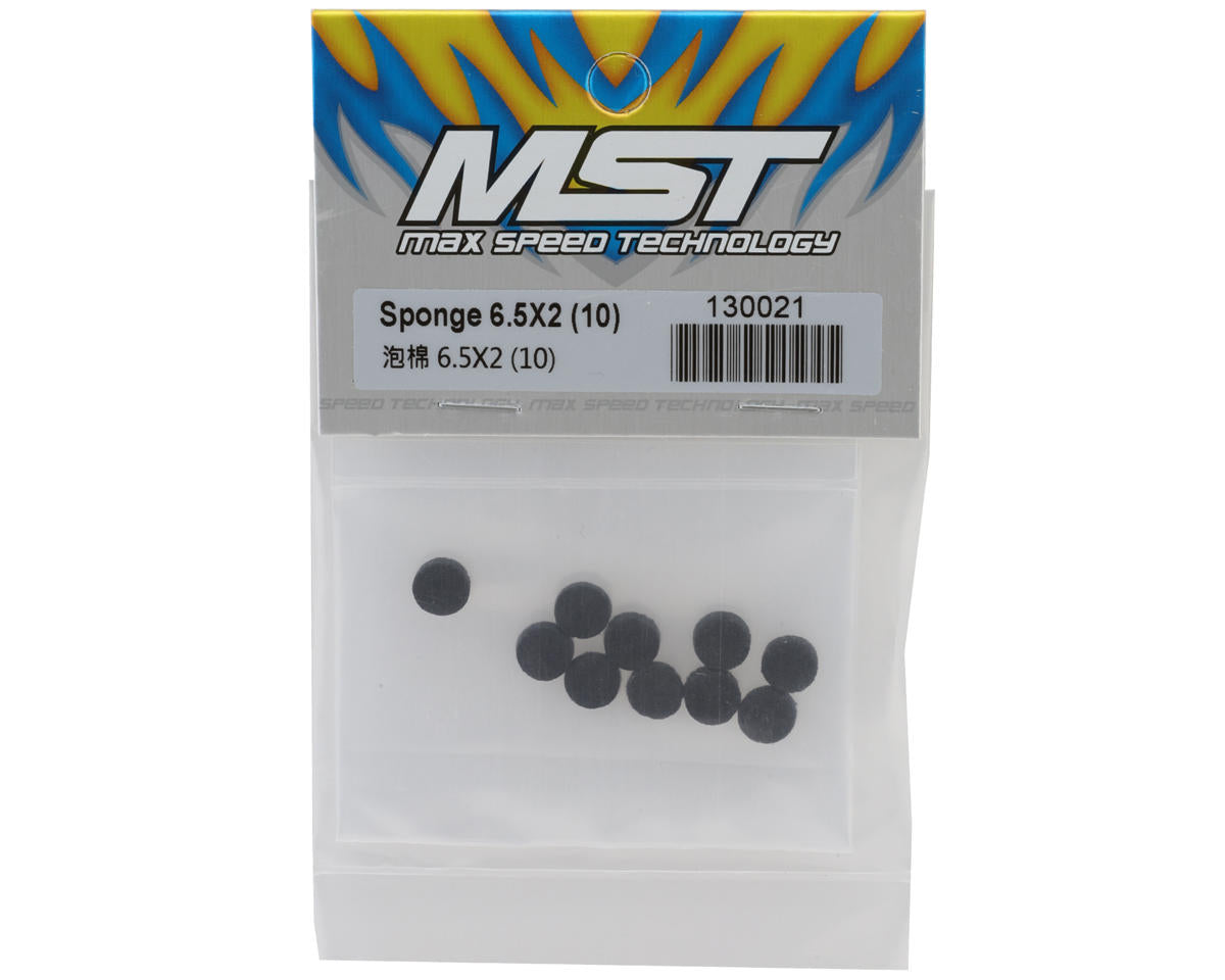 MST FRX/RMX 6.5x2mm Shock Sponges (10)