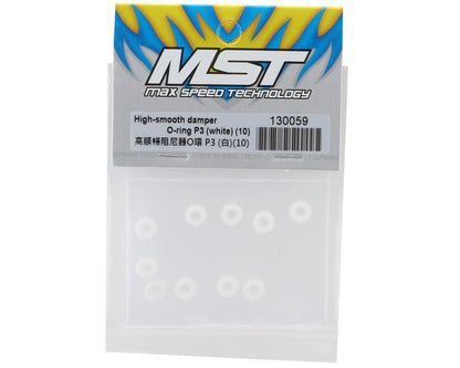 MST P3 High-Smooth Shocks O-rings (White) (10)