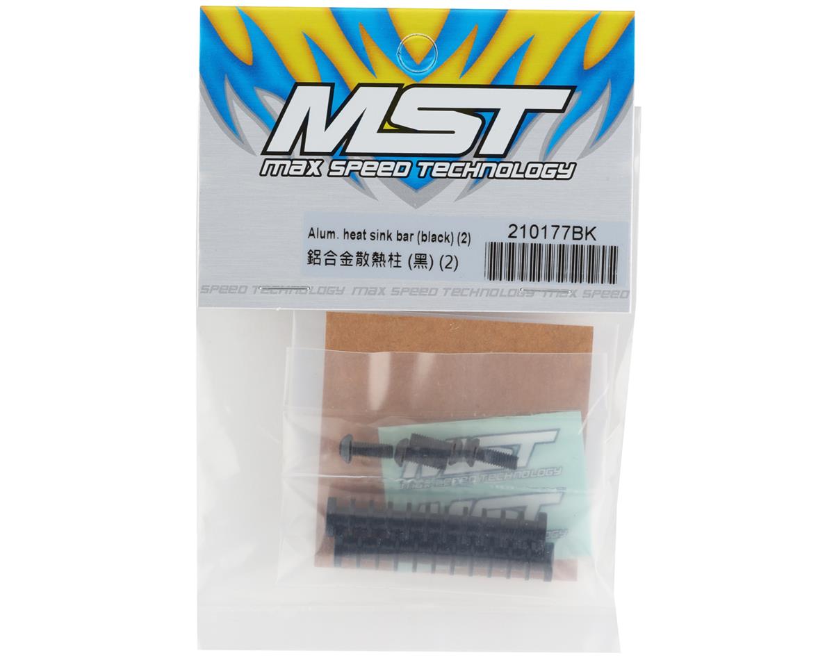 MST Alum. heat sink bar (black) (2)