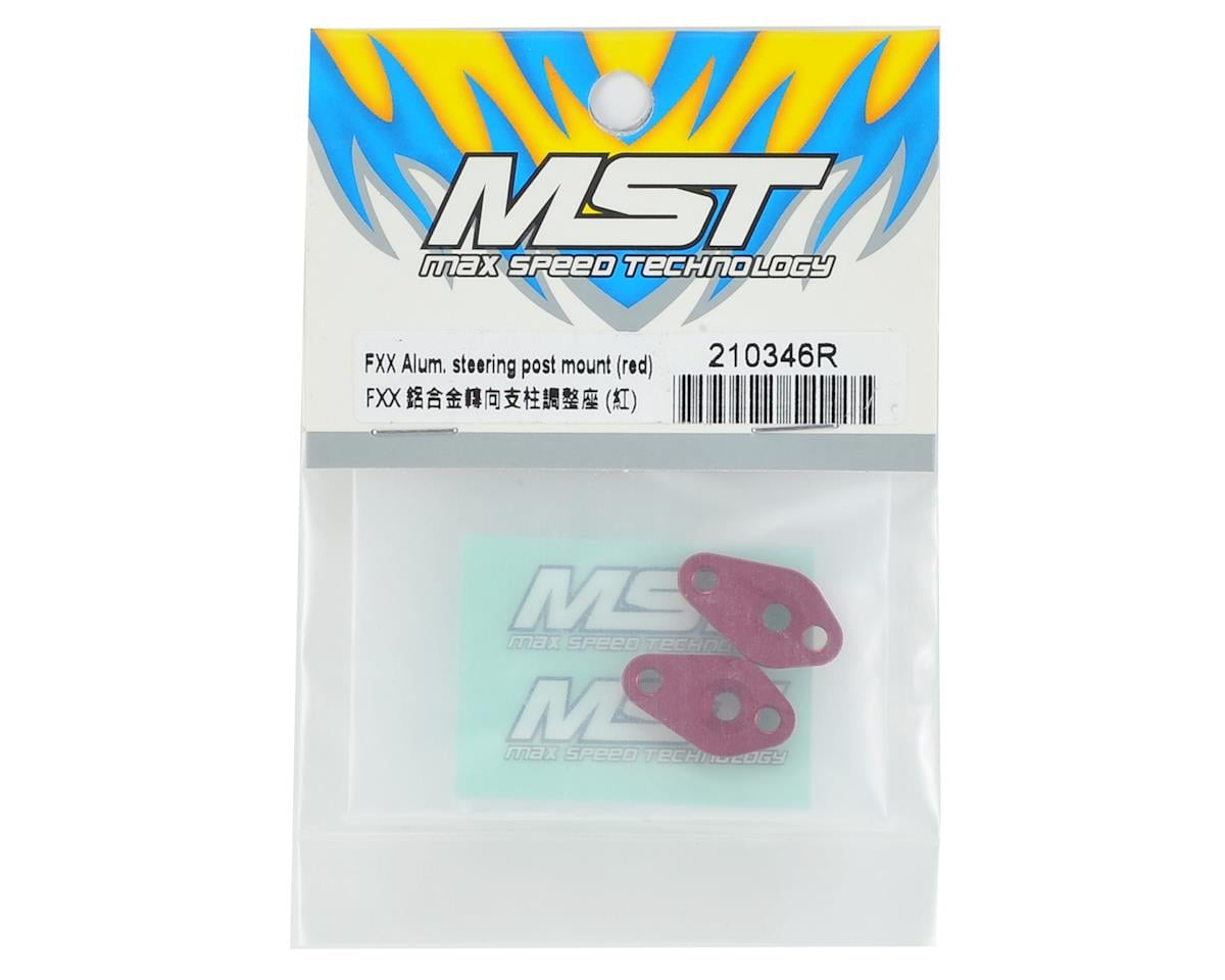 MST FXX Alum. steering post mount (red)