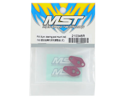MST FXX Alum. steering post mount (red)
