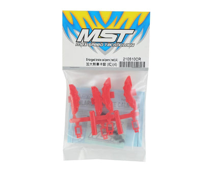 MST Enlarged brake calipers (red)(4)
