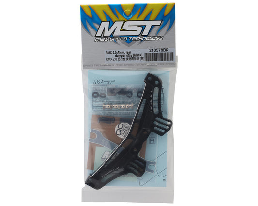 MST RMX 2.0 Aluminum Rear Damper Stay (Black)