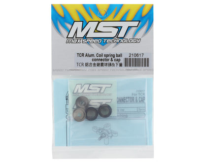 MST TCR Alum. Coil spring ball connector & cap