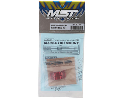 MST Aluminum Gyro Mount/Upper Deck Brace (Red)
