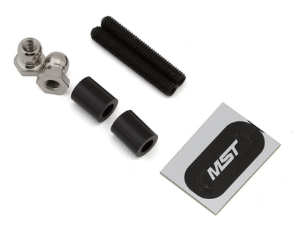 MST RMX Lightweight Aluminum Integrated Front Bulkhead (V2) (Black)