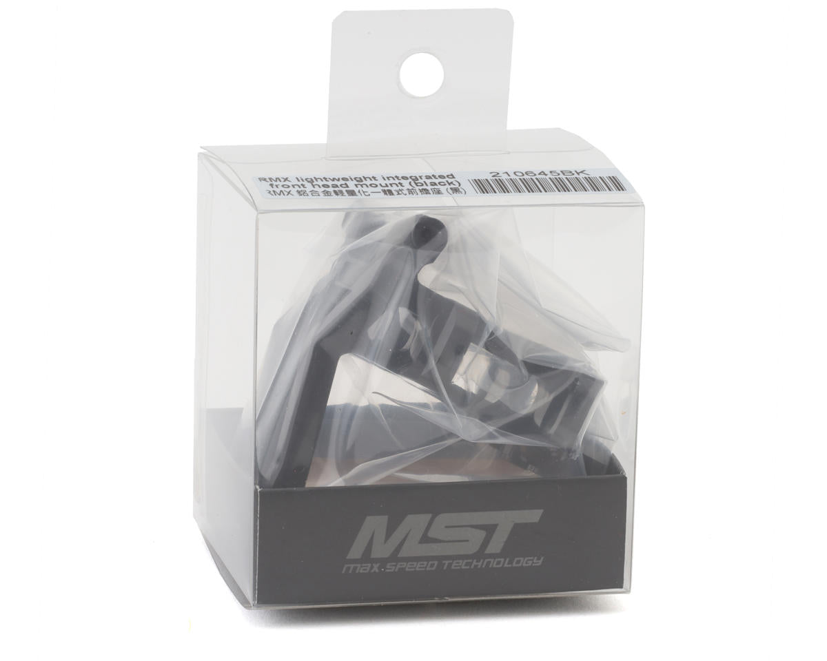 MST RMX Lightweight Aluminum Integrated Front Bulkhead Mount (Black)