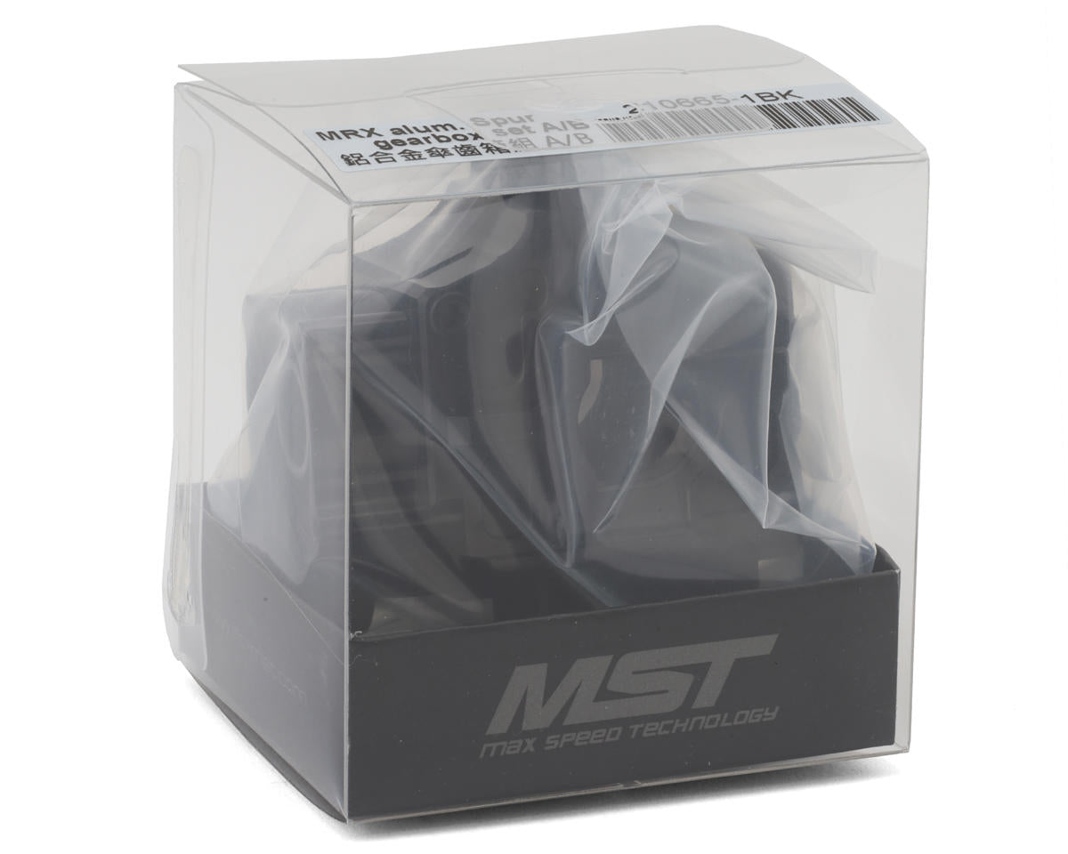 MST MRX GT Aluminum Gearbox Set (Black)