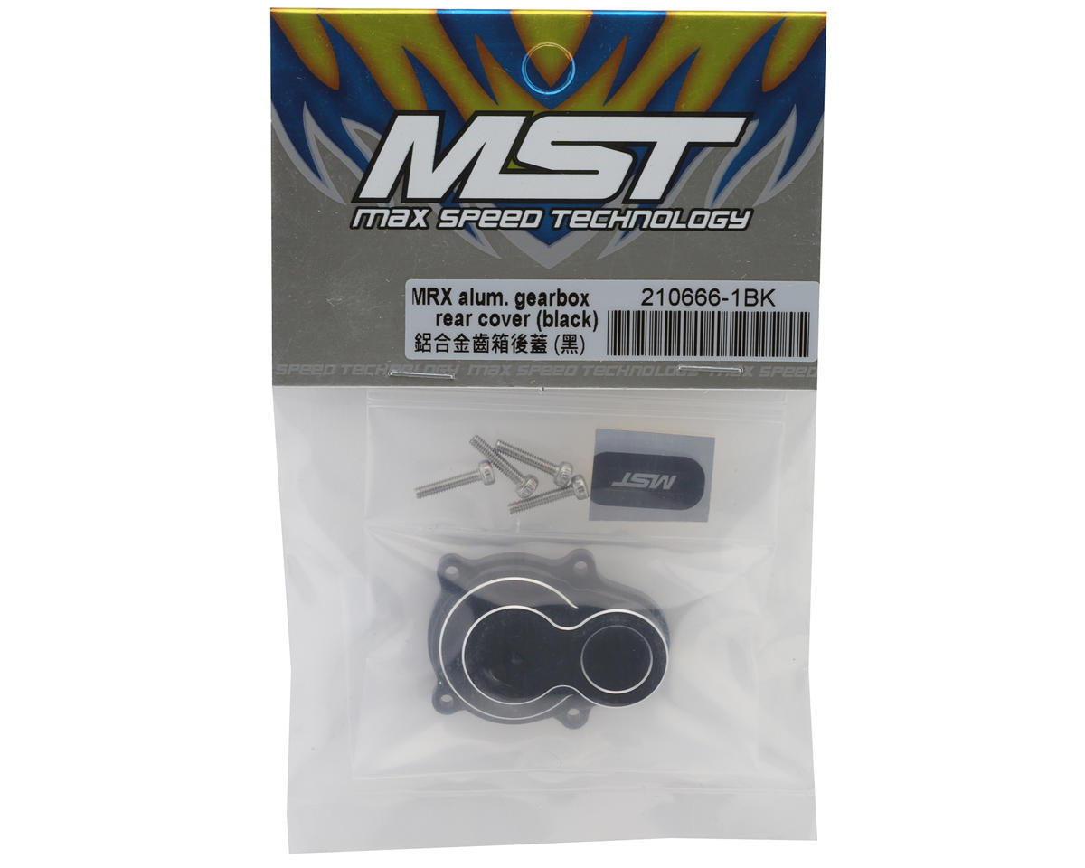 MST MRX GT Aluminum Gearbox Cover (Black)