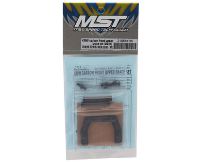 MST KMW Carbon Front Upper Brace Set (Black)