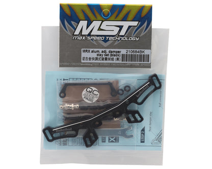 MST MRX Aluminum Adjustable Rear Shock Tower (Black)