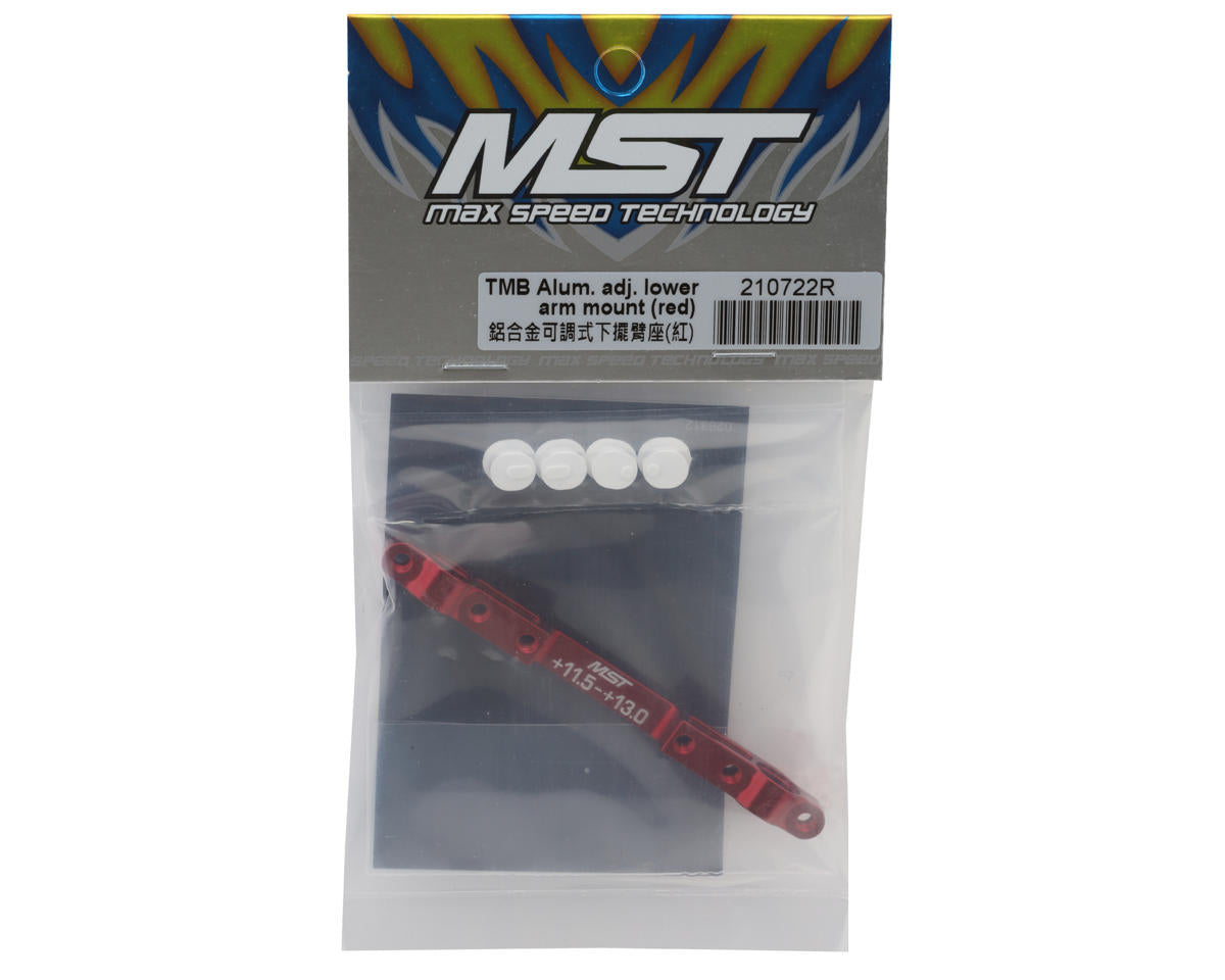 MST MRX TMB Aluminum Lower Arm Mount (Red)