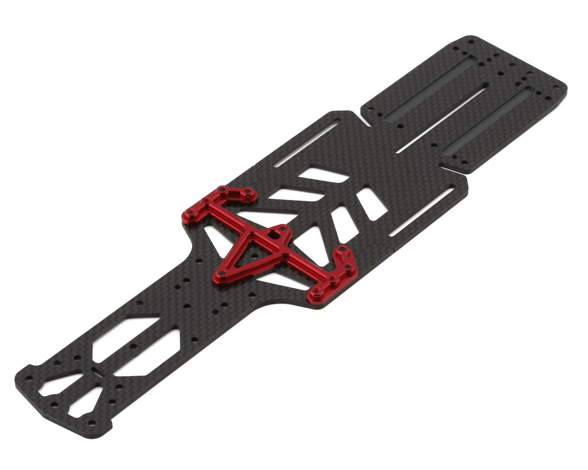 MST RMX 4 Carbon Fiber Lightweight Lower Chassis Deck (Red)