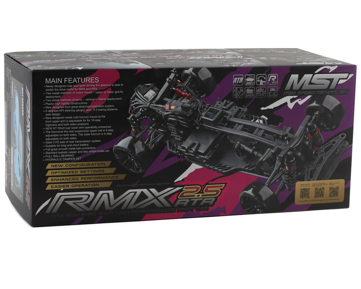 MST RMX 2.5 1/10 2WD Brushless RTR Drift Car w/GR86RB Body (Light Blue)