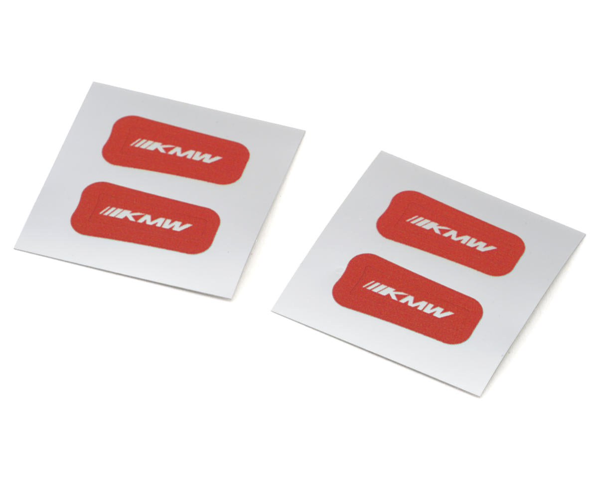 MST TE37 1/10 Drift Wheel Stickers (Red) (4)