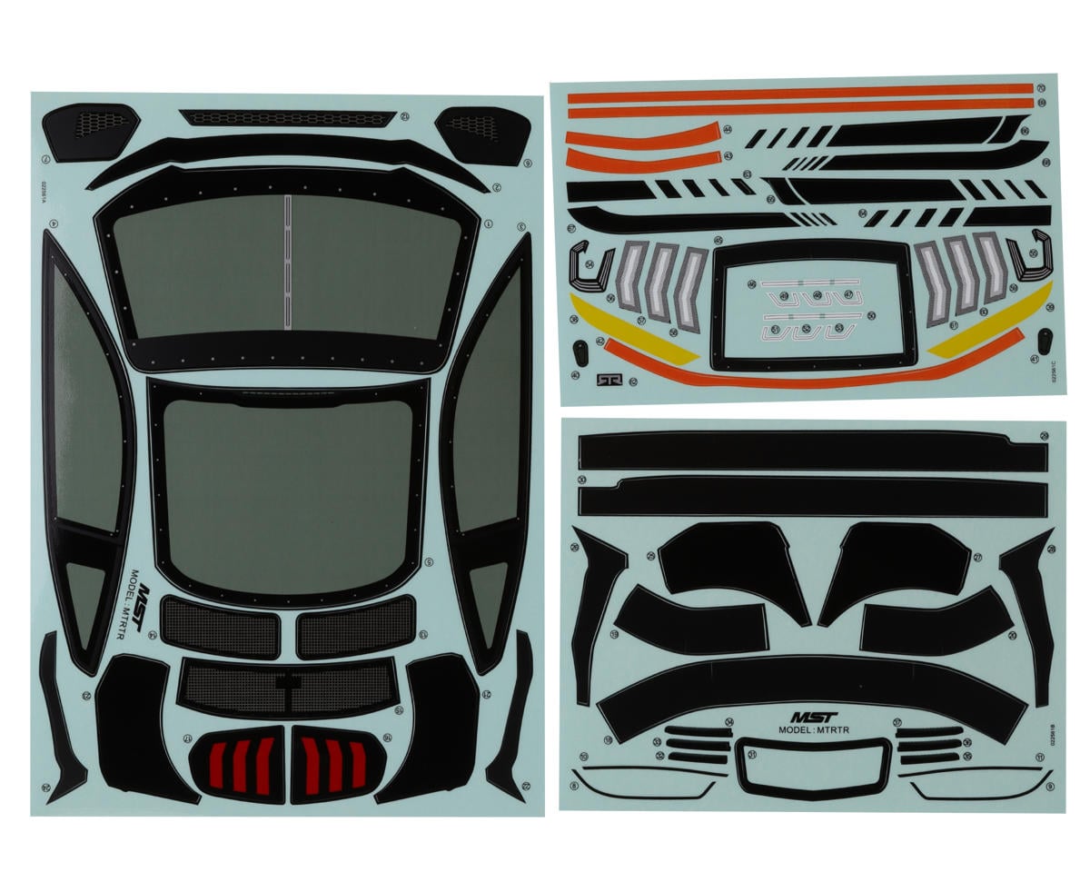 MST MTRTR 1/10 Drift Body (Clear) (275mm Wheelbase)