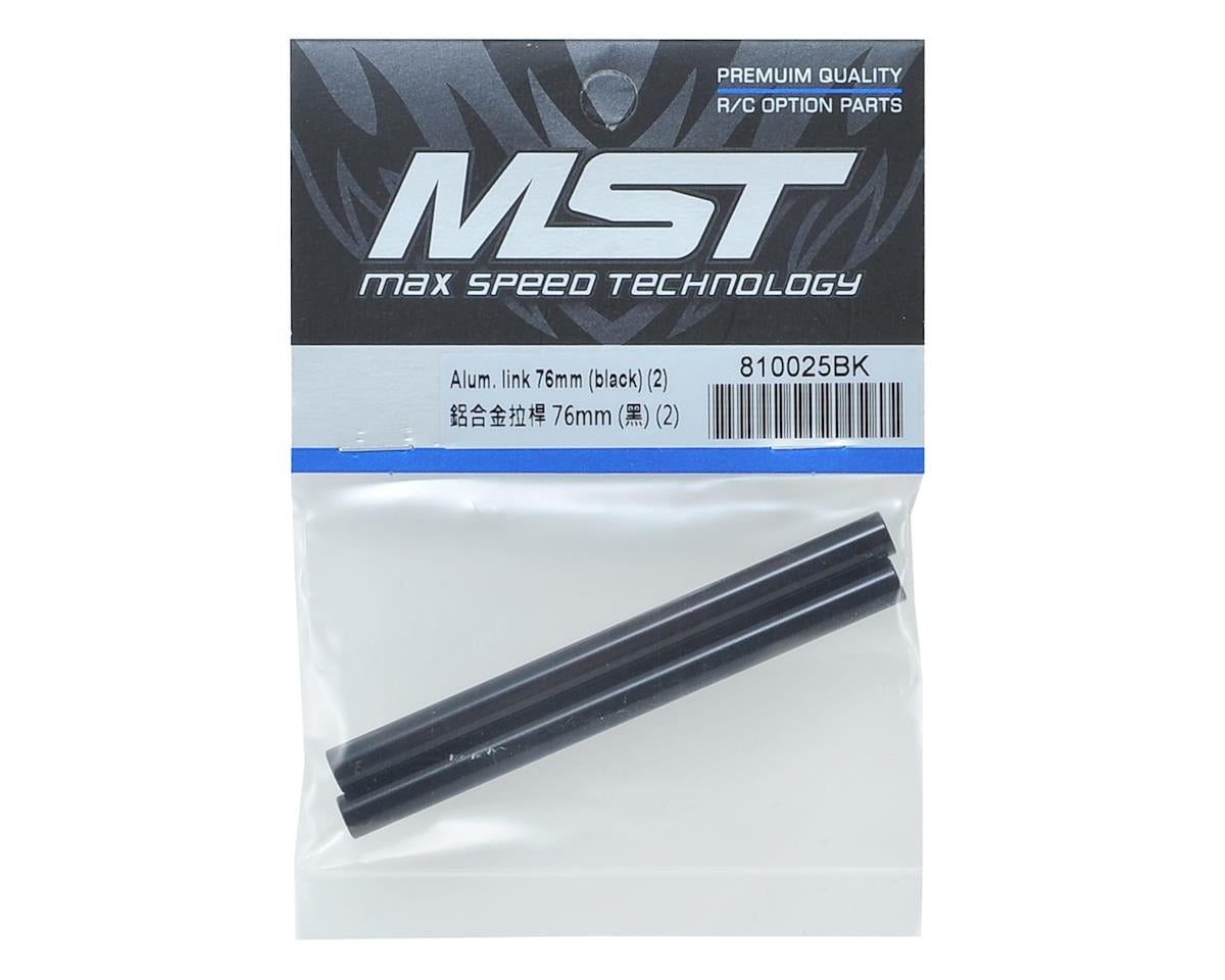 MST CFX-W Aluminum 76mm Front Lower Links (Black) (2)
