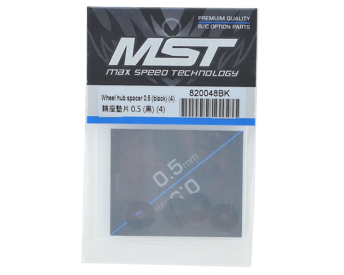 MST Wheel hub spacer 0.5 (black) (4)