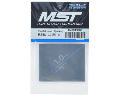 MST Wheel hub spacer 1.0 (black) (4)