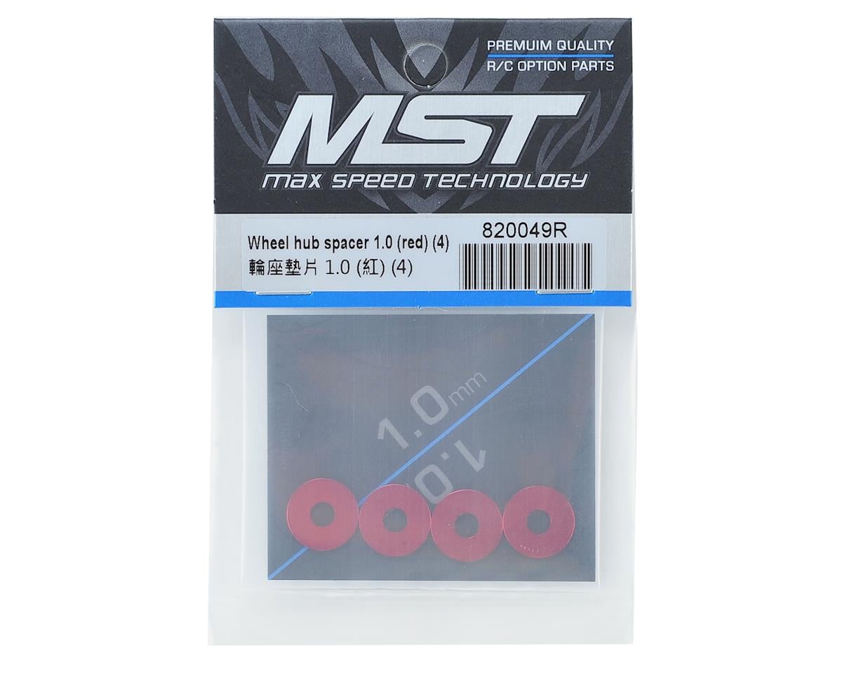 MST Wheel hub spacer 1.0 (red) (4)