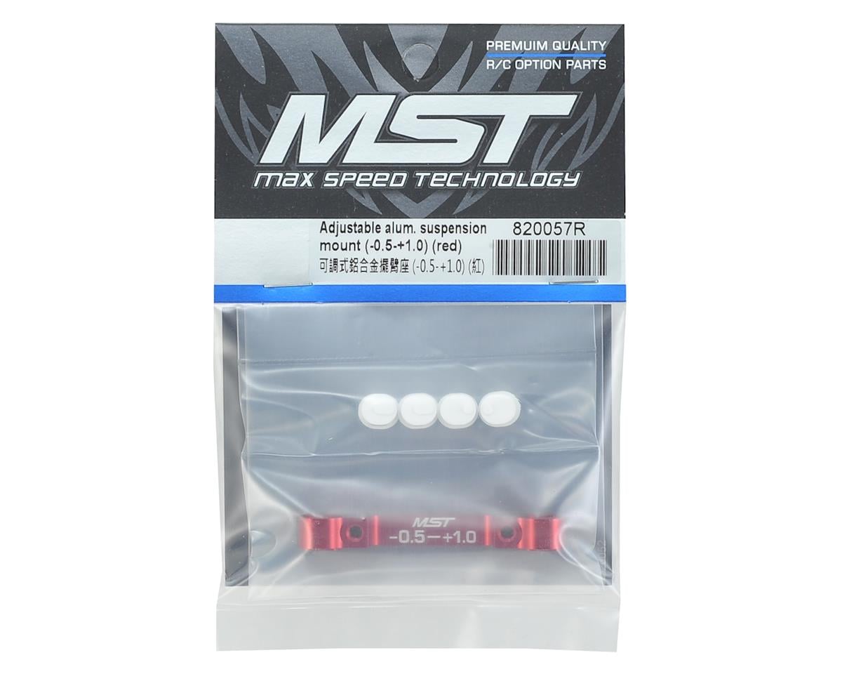 MST Adjustable Aluminum Suspension Mount (Red) (-0.5-+1.0)