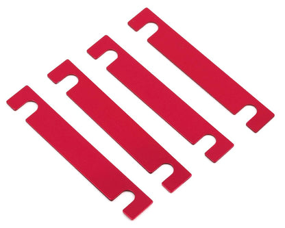 MST 0.5mm Aluminum Suspension Mount Spacers (Red) (4)
