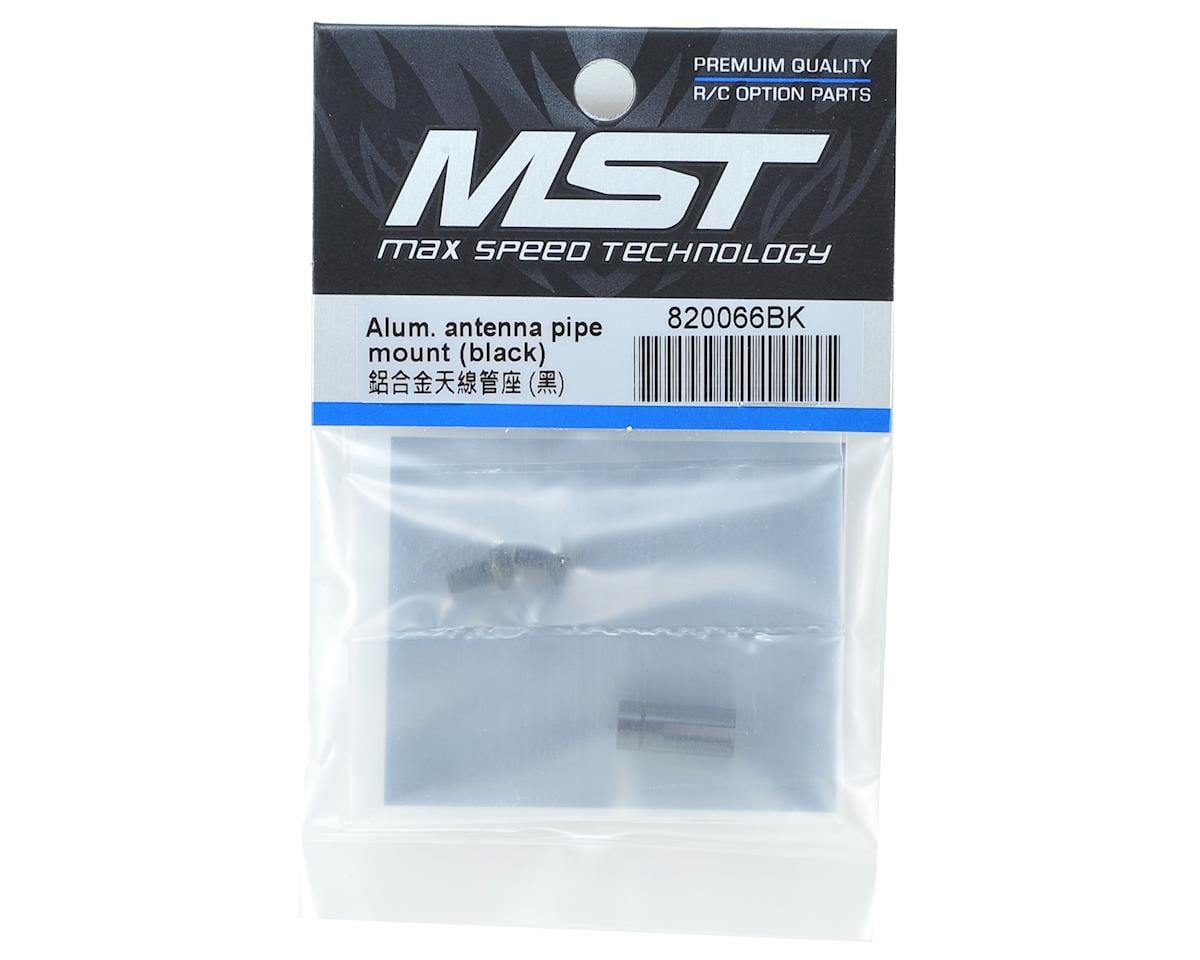 MST Alum. antenna pipe mount (black)