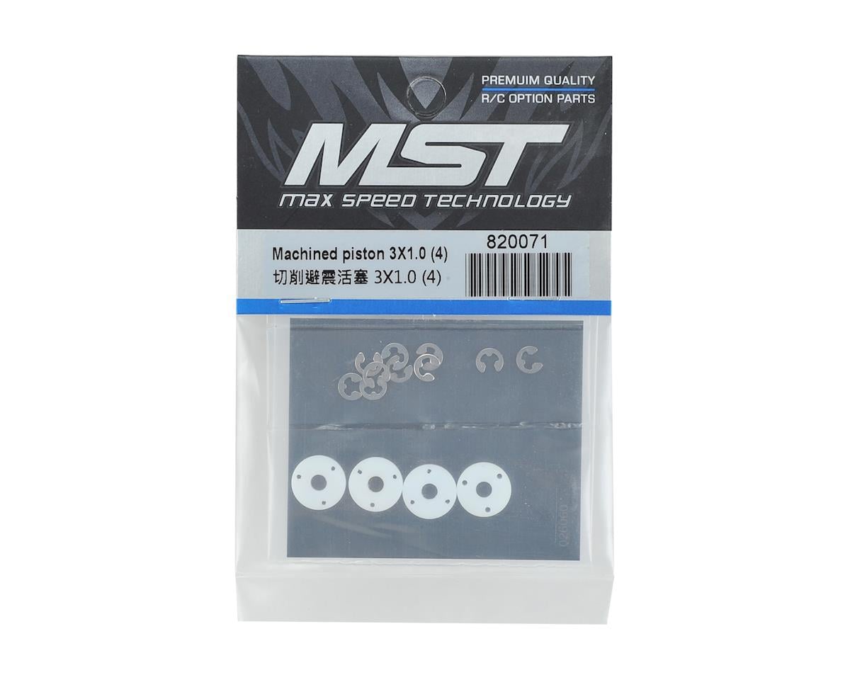 MST Machined Shock Piston (4) (3x1.0)