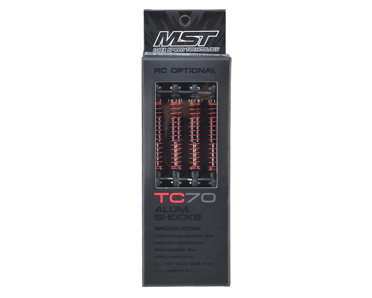 MST TC70 Aluminum Shock Set (Black) (4)