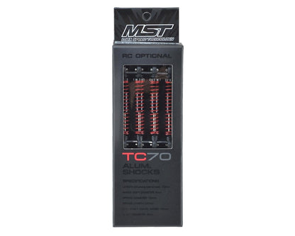 MST TC70 Aluminum Shock Set (Black) (4)