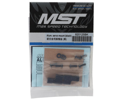 MST RMX 2.0 Aluminum Servo Mount (Black)