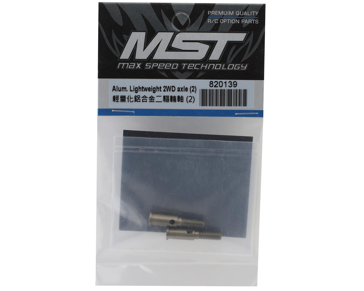 MST RMX Aluminum Lightweight 2WD Axles (2)