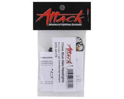 MyTrickRC Attack 17mm Halo Headlights (Blue)