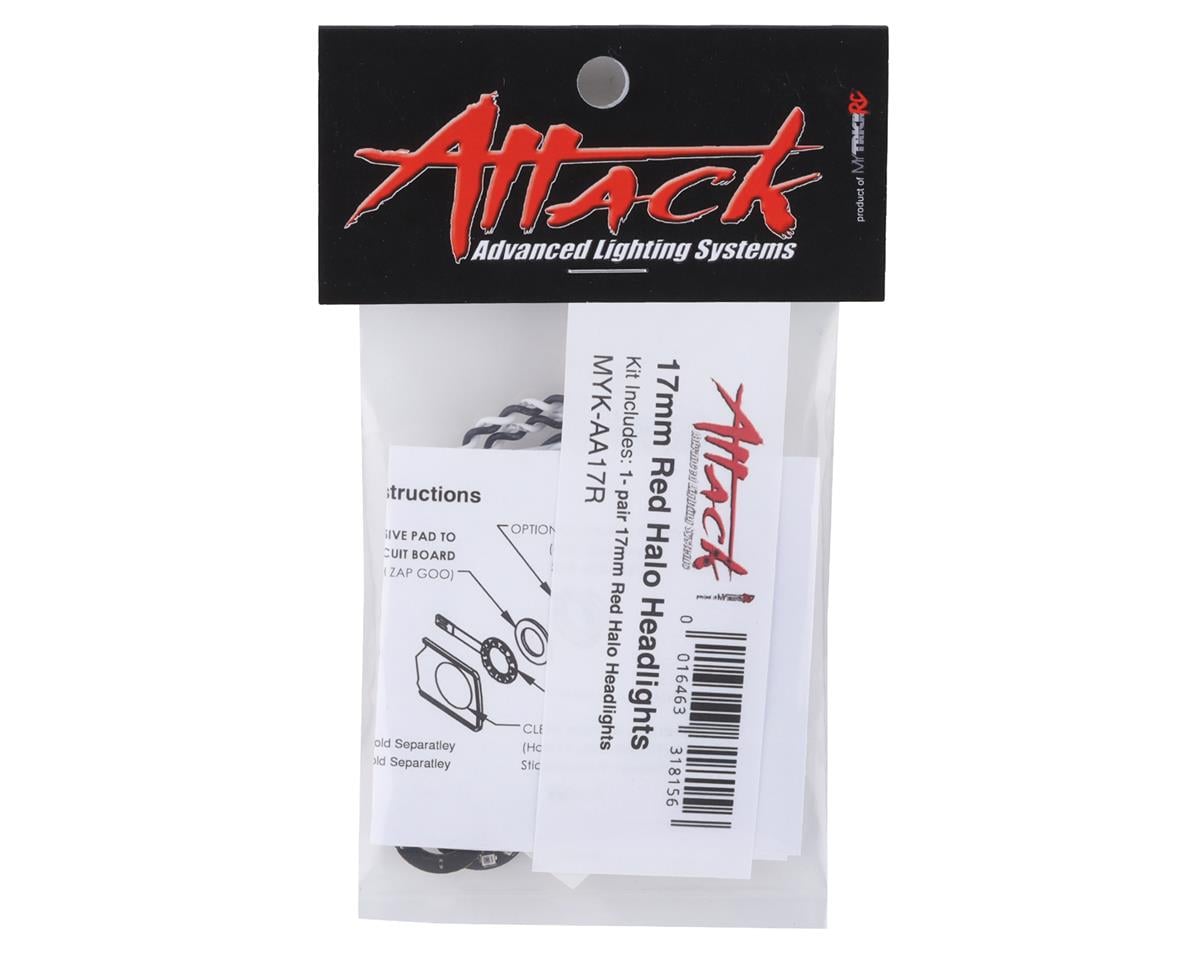MyTrickRC Attack 17mm Halo Headlights (Red)