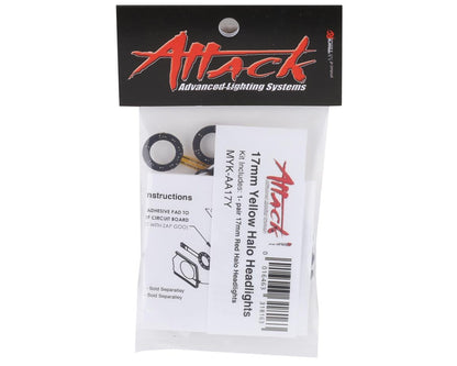 MyTrickRC Attack 17mm Halo Headlights (Yellow)