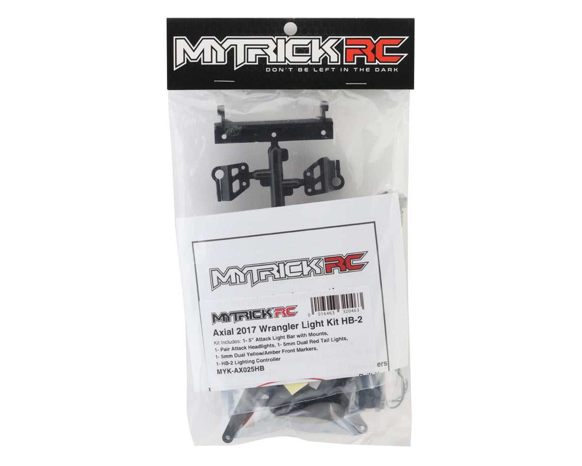 MyTrickRC Axial SCX10 III Jeep Wrangler LED Light Kit w/HB2 Light Controller