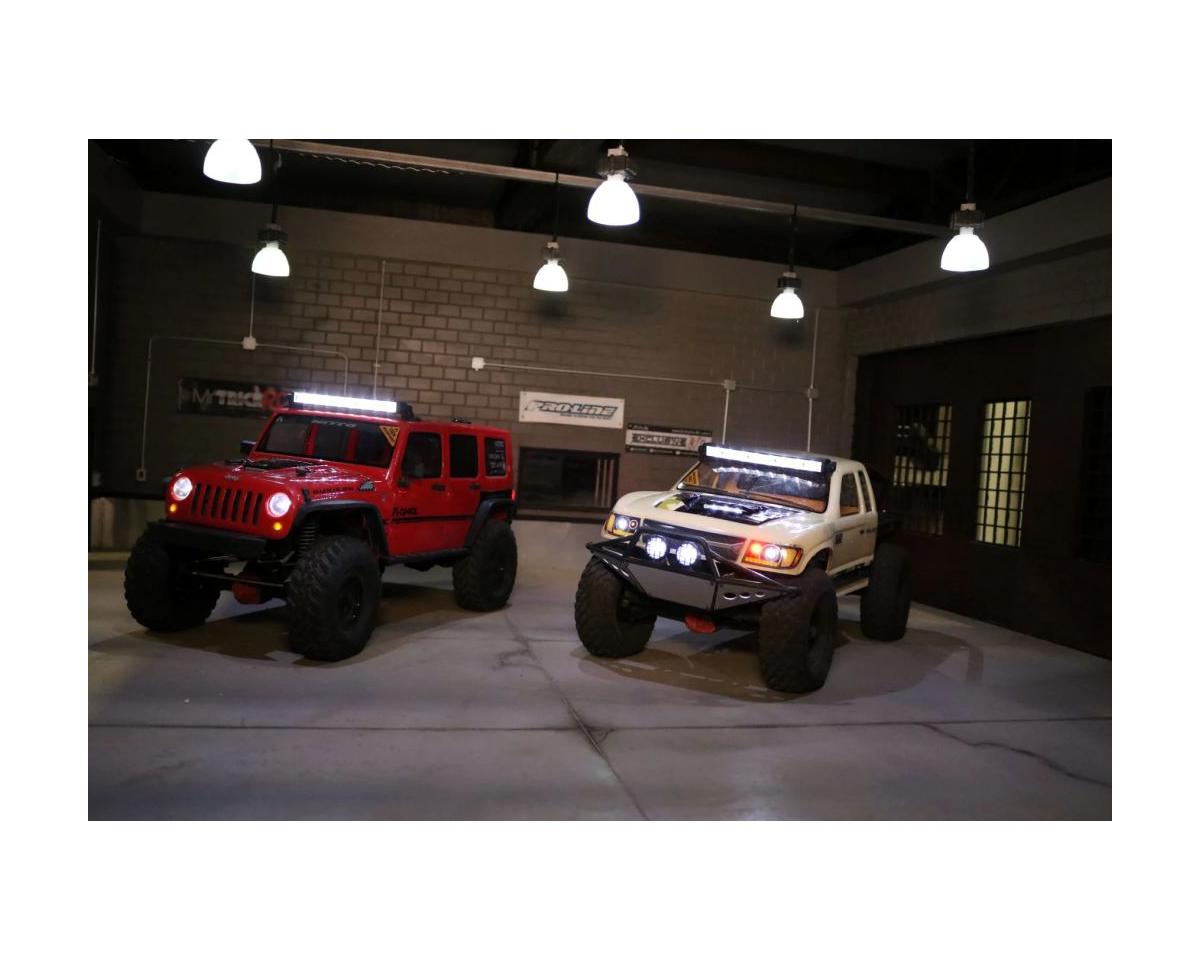 MyTrickRC Axial SCX10 III Jeep Wrangler LED Light Kit w/HB2 Light Controller