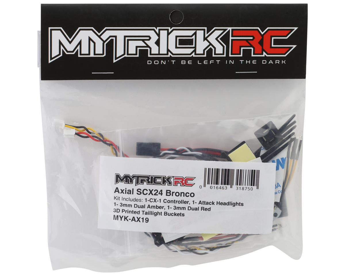 MyTrickRC Axial SCX24 Ford Bronco LED Lights Kit w/CX-1 Controller