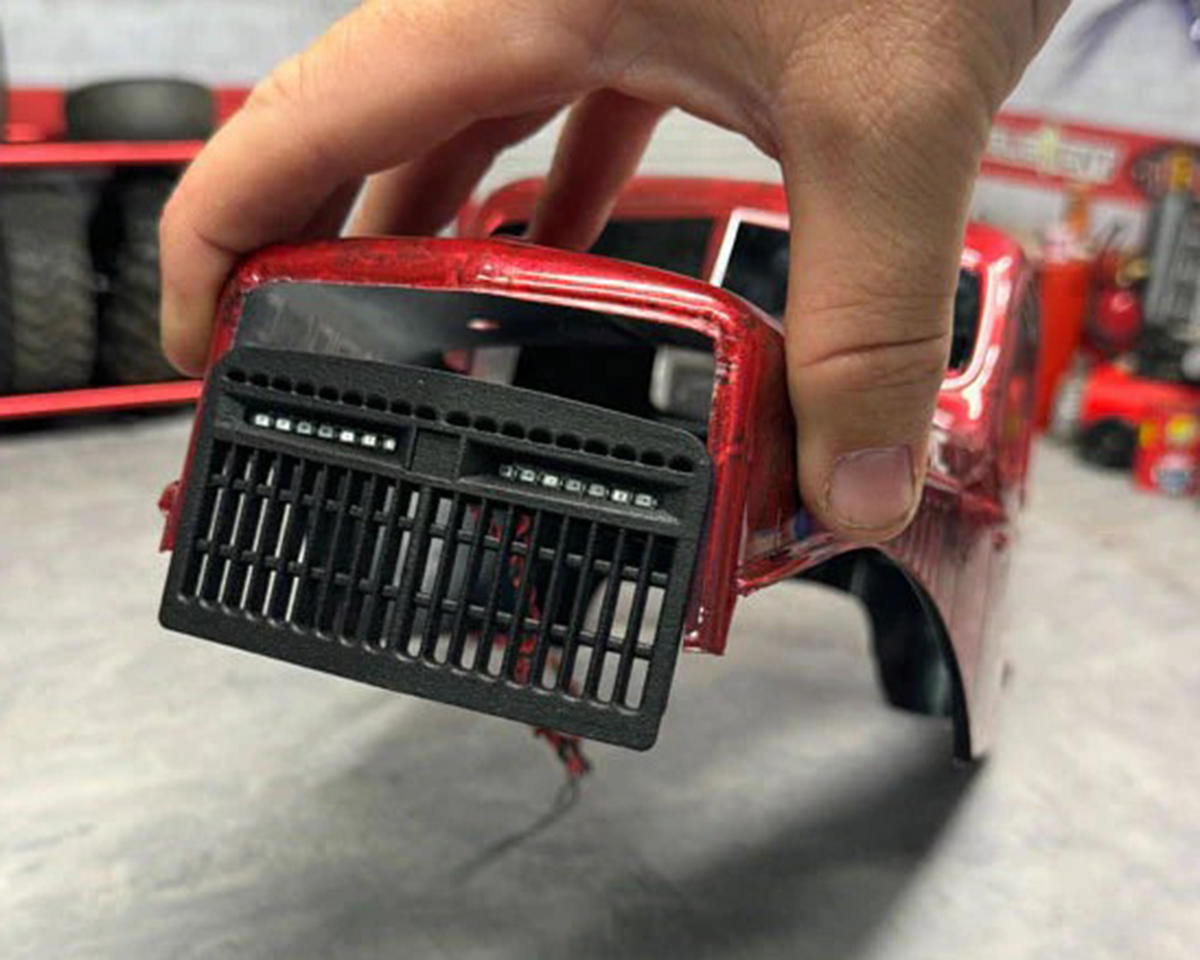 MyTrickRC Pro-Line Comp Wagon Body Molded Scale Grille & LED Light Kit