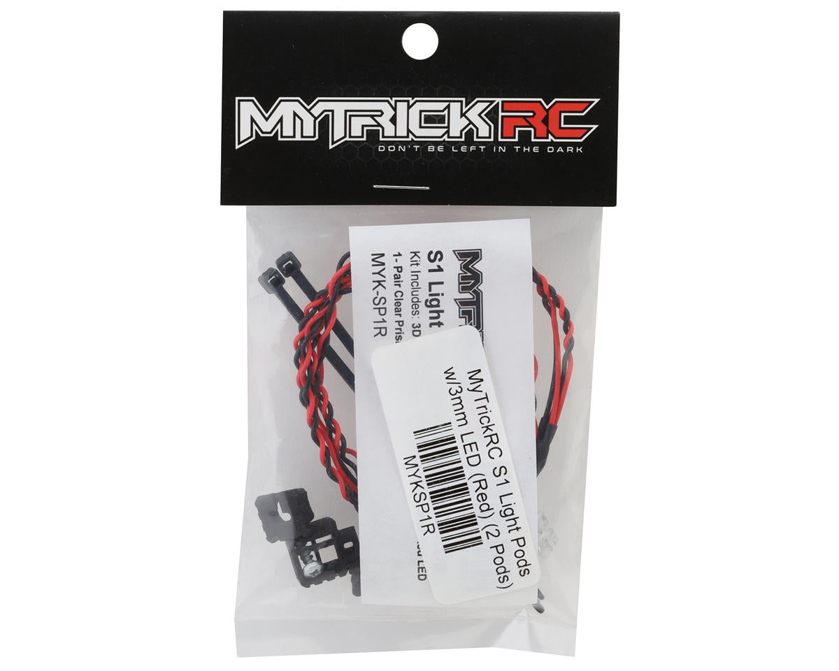 MyTrickRC S1 Light Pods w/3mm LED (Red) (2)