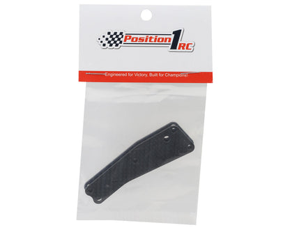 Position 1 RC Team Associated RC8T4 Carbon Fiber Front Upper Arm Inserts (2)