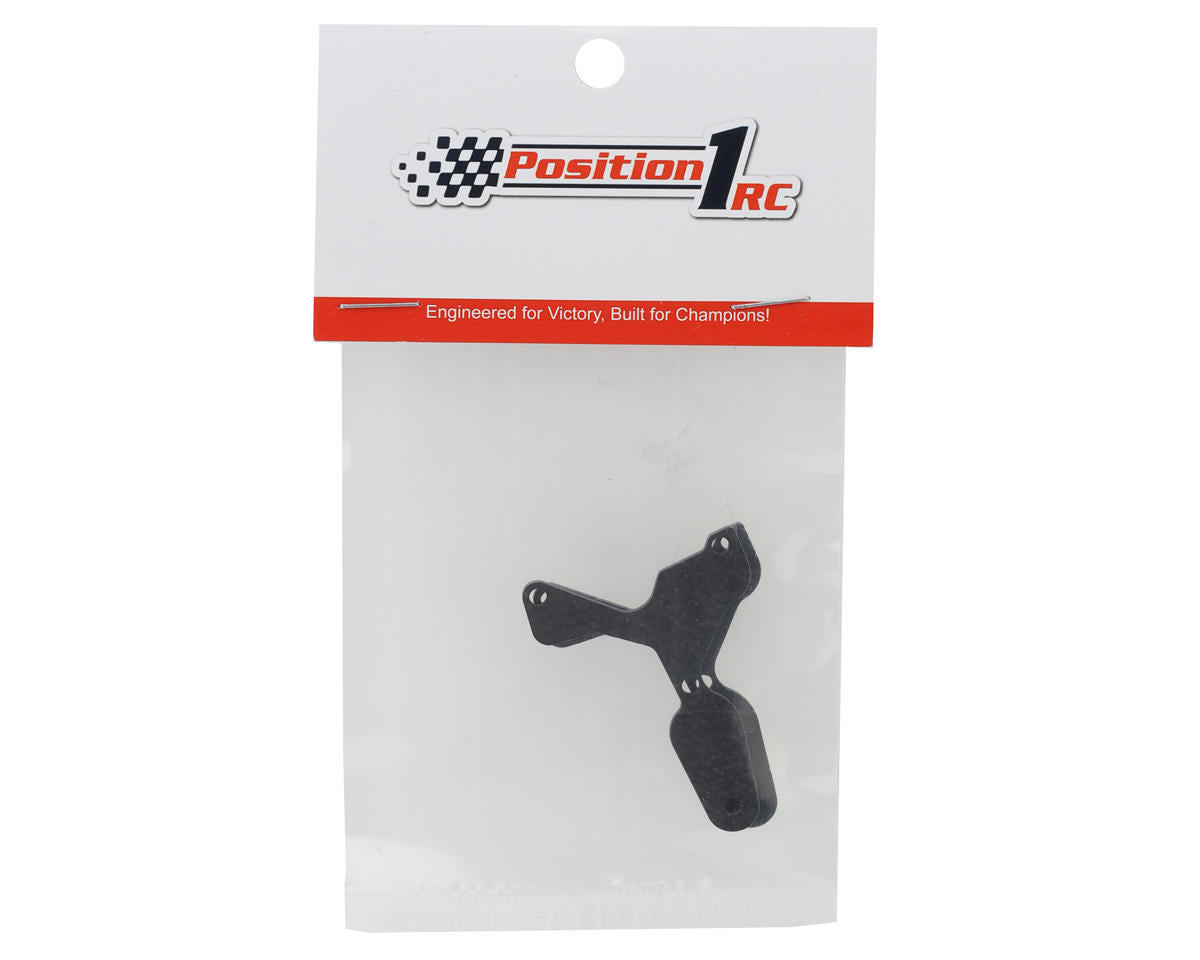 Position 1 RC Team Associated RC8B4 Carbon Fiber Front Lower Arm Inserts (2)
