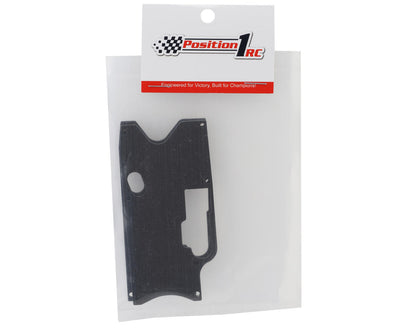 Position 1 RC Kyosho MP10T Carbon Fiber Rear Suspension Arm Plate Inserts (2)