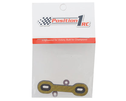 Position 1 RC Universal Carbon Fiber One Piece Wing Button Plate (Yellow)