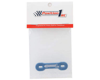 Position 1 RC Universal Aluminum One Piece Wing Button Plate (Blue)