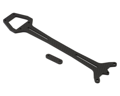 Position 1 RC E8 World Spec Carbon Fiber Top Deck Chassis Brace