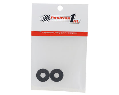 Position 1 RC 1mm Carbon Fiber Round Body Spacers (2)