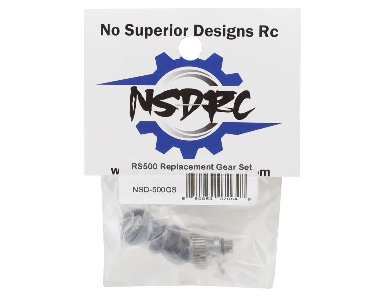 No Superior Designs RC RS500B Servo Gear Set