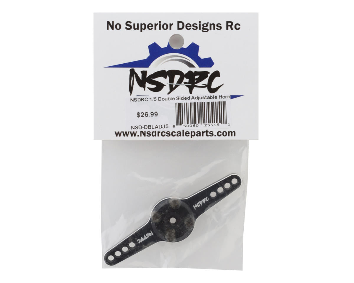 No Superior Designs RC Aluminum 1/5 Double Sided Adjustable Servo Horn